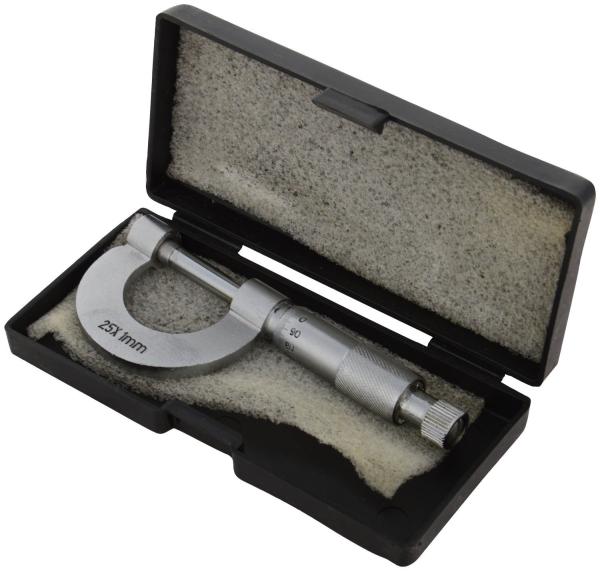 Micrometer Screw Gauge 25 mm S.S. Thread In Velvet Box